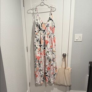 Abercrombie & Fitch Multicolor Floral V-Neck Top